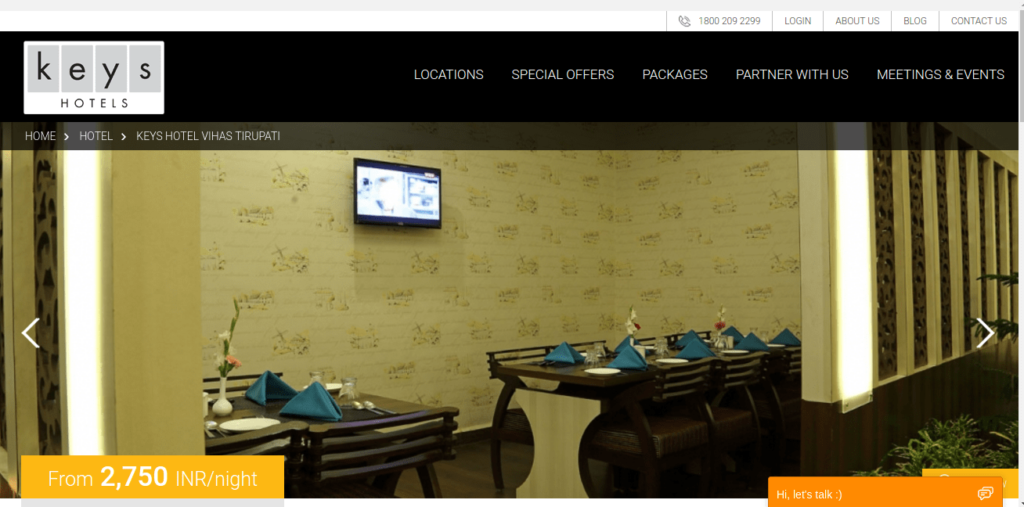 Hotels in Tirupati